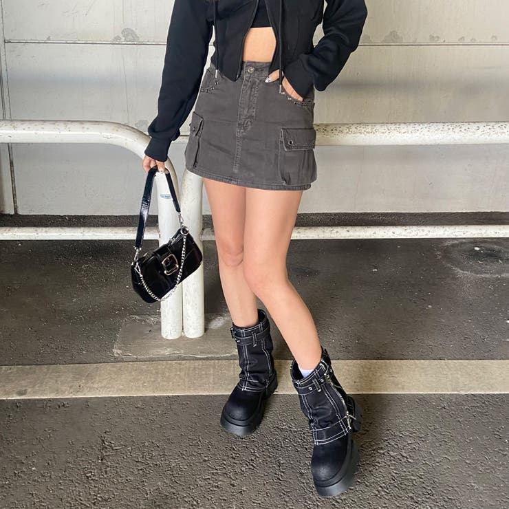 ハトメカーゴミニスカート | non-hedge  | 詳細画像13 