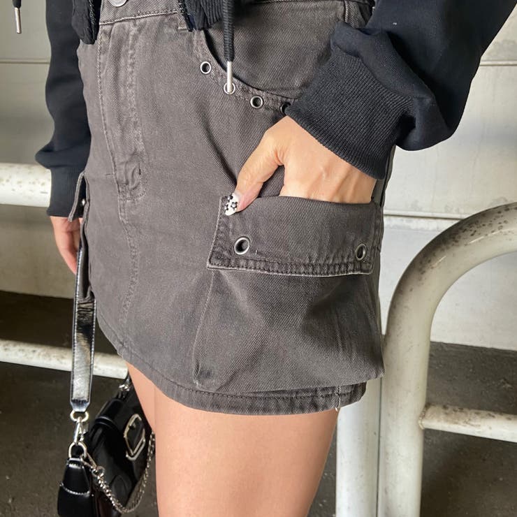 ハトメカーゴミニスカート | non-hedge  | 詳細画像20 