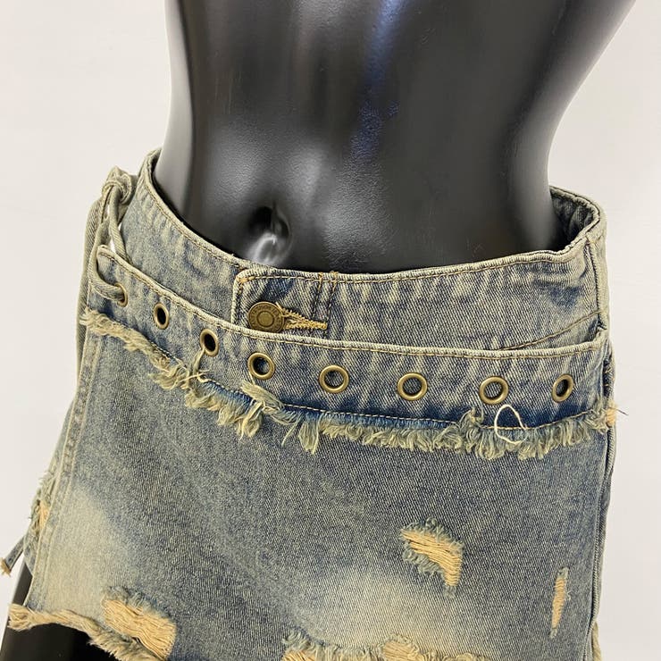 ハトメレイヤード風デニムショートパンツ | non-hedge  | 詳細画像20 