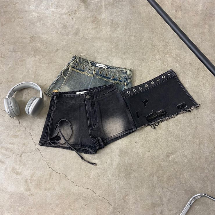 ハトメレイヤード風デニムショートパンツ | non-hedge  | 詳細画像26 