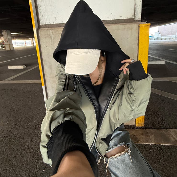 リバーシブルフードMA-1 | non-hedge  | 詳細画像10 