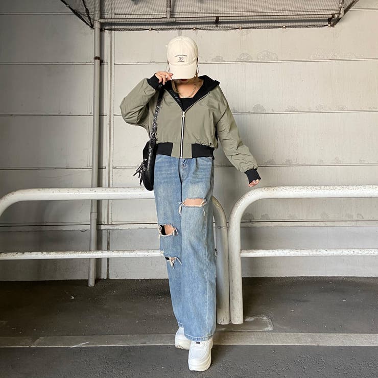 リバーシブルフードMA-1 | non-hedge  | 詳細画像2 