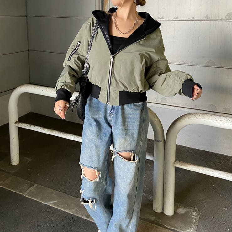 リバーシブルフードMA-1 | non-hedge  | 詳細画像5 