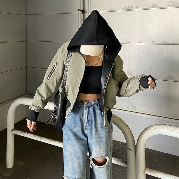 リバーシブルフードMA-1 | non-hedge  | 詳細画像8 