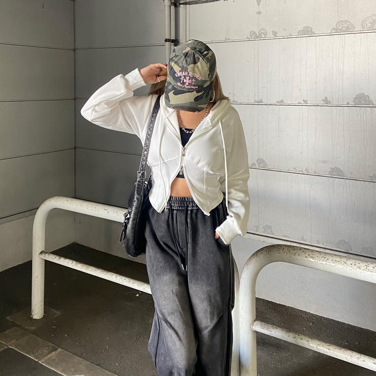 リブ切替ショートパーカー | non-hedge  | 詳細画像23 