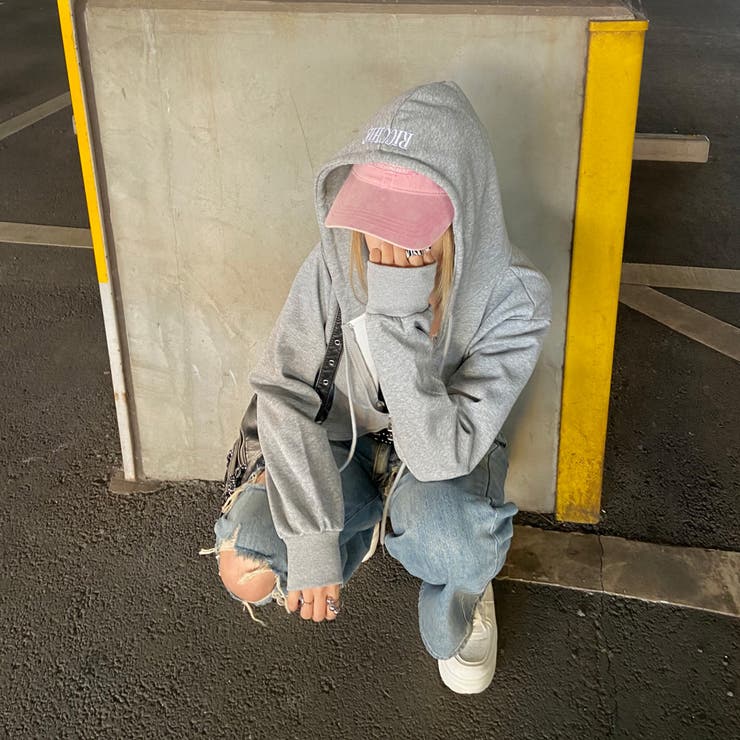 リブ切替ショートパーカー | non-hedge  | 詳細画像33 