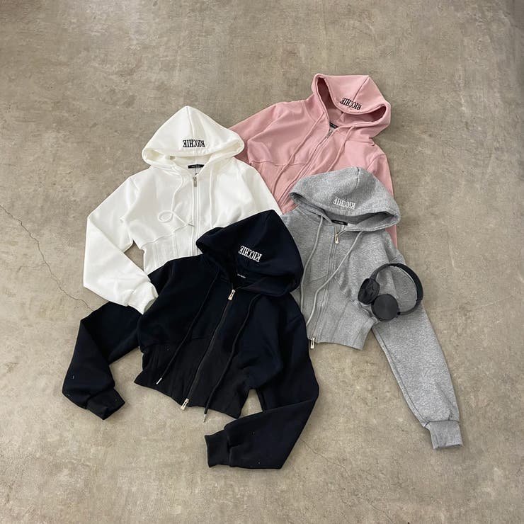 リブ切替ショートパーカー | non-hedge  | 詳細画像39 