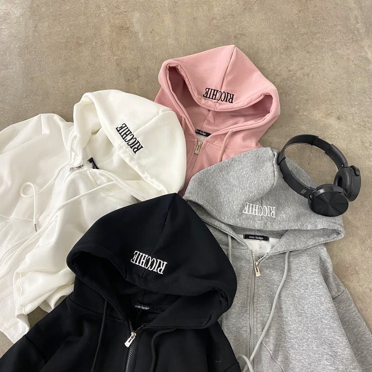 リブ切替ショートパーカー | non-hedge  | 詳細画像40 