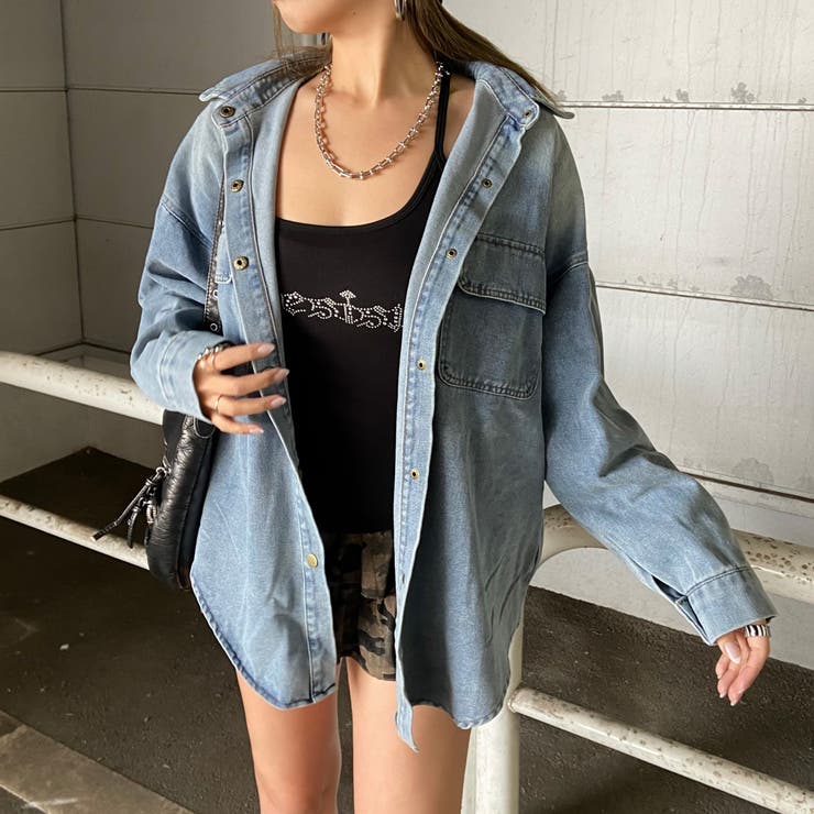 バックタグデニムシャツ | non-hedge  | 詳細画像10 