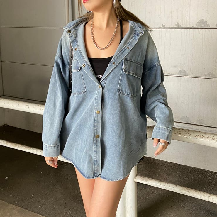 バックタグデニムシャツ | non-hedge  | 詳細画像12 