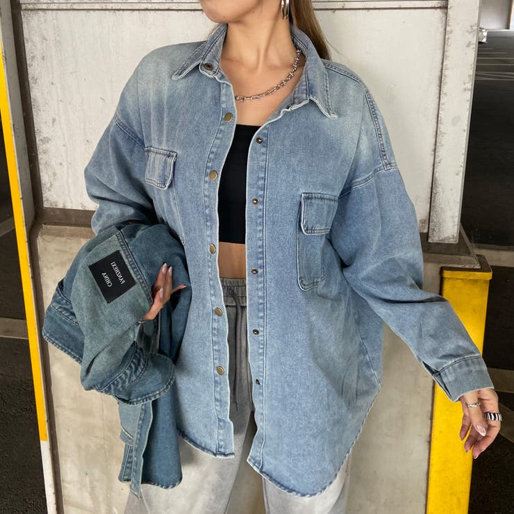 バックタグデニムシャツ | non-hedge  | 詳細画像13 