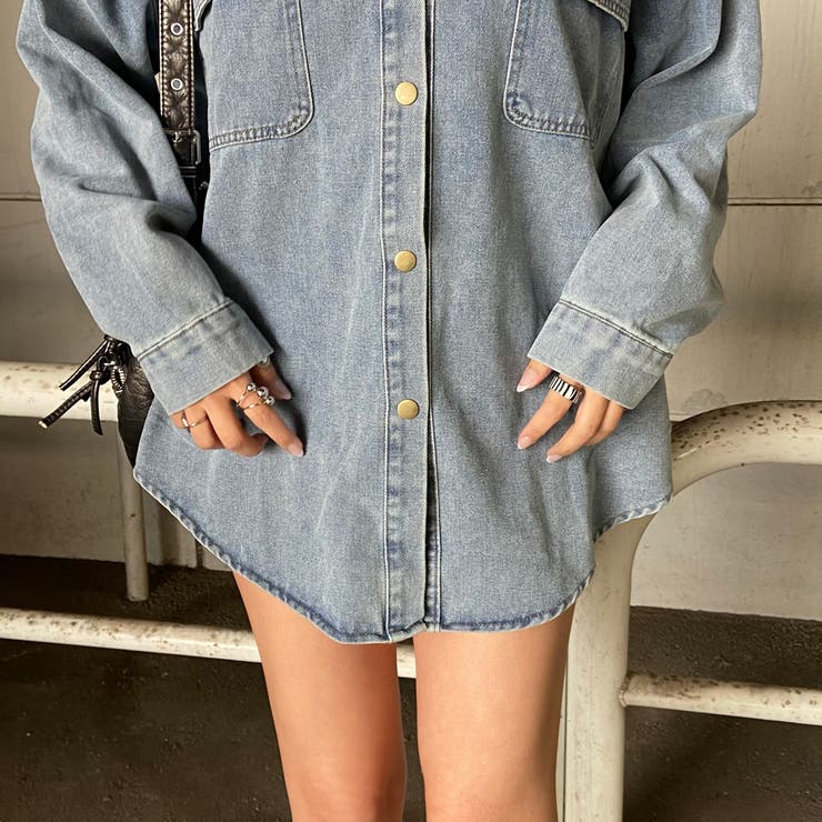 バックタグデニムシャツ | non-hedge  | 詳細画像24 