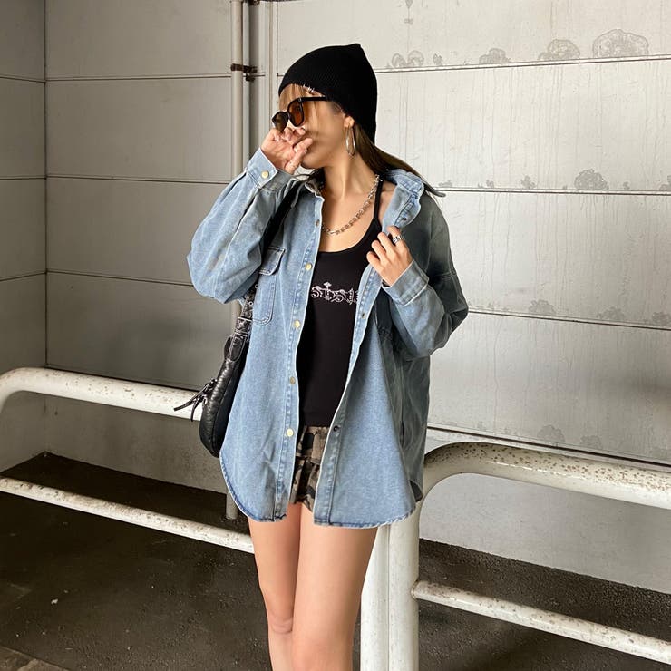 バックタグデニムシャツ | non-hedge  | 詳細画像3 