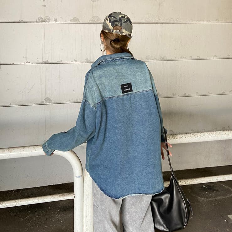 バックタグデニムシャツ | non-hedge  | 詳細画像32 