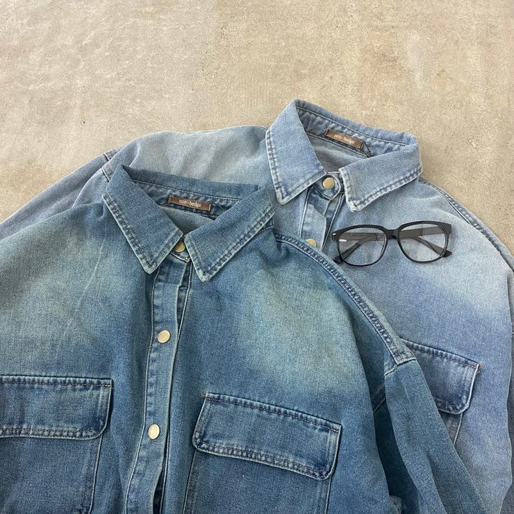 バックタグデニムシャツ | non-hedge  | 詳細画像46 