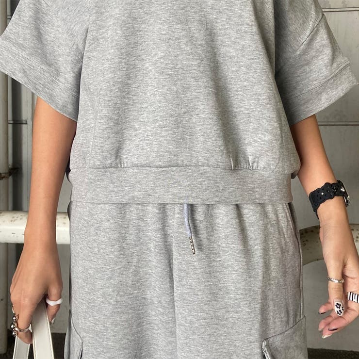 オフショルプルオーバー・カーゴパンツセットアップ | non-hedge  | 詳細画像34 