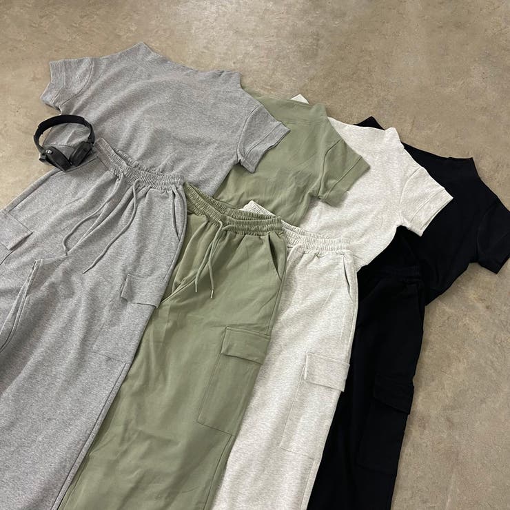 オフショルプルオーバー・カーゴパンツセットアップ | non-hedge  | 詳細画像44 