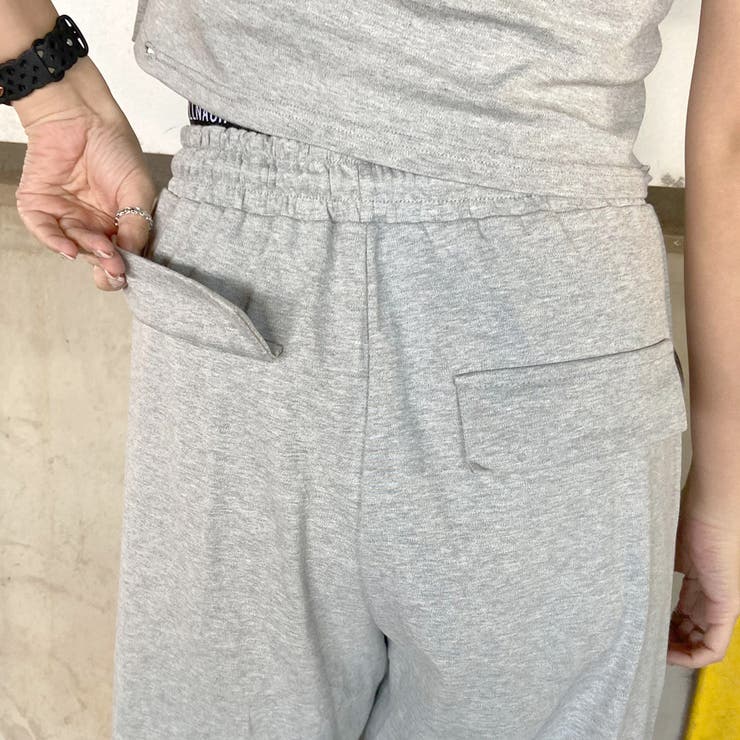 ウエストロゴワイドパンツ・Tシャツセットアップ | non-hedge  | 詳細画像42 