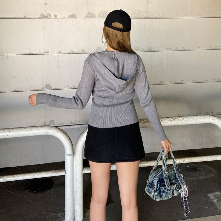 リブフードWZIPトップス | non-hedge  | 詳細画像13 