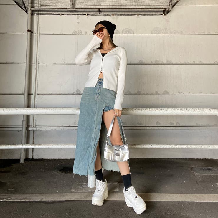 リブフードWZIPトップス | non-hedge  | 詳細画像24 