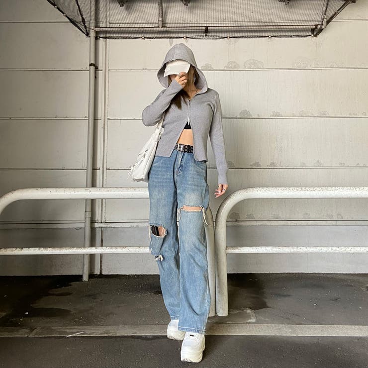 リブフードWZIPトップス | non-hedge  | 詳細画像30 