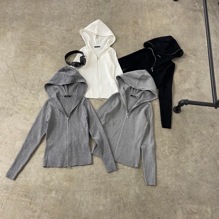 リブフードWZIPトップス | non-hedge  | 詳細画像37 