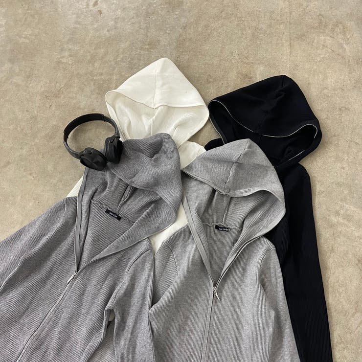 リブフードWZIPトップス | non-hedge  | 詳細画像38 