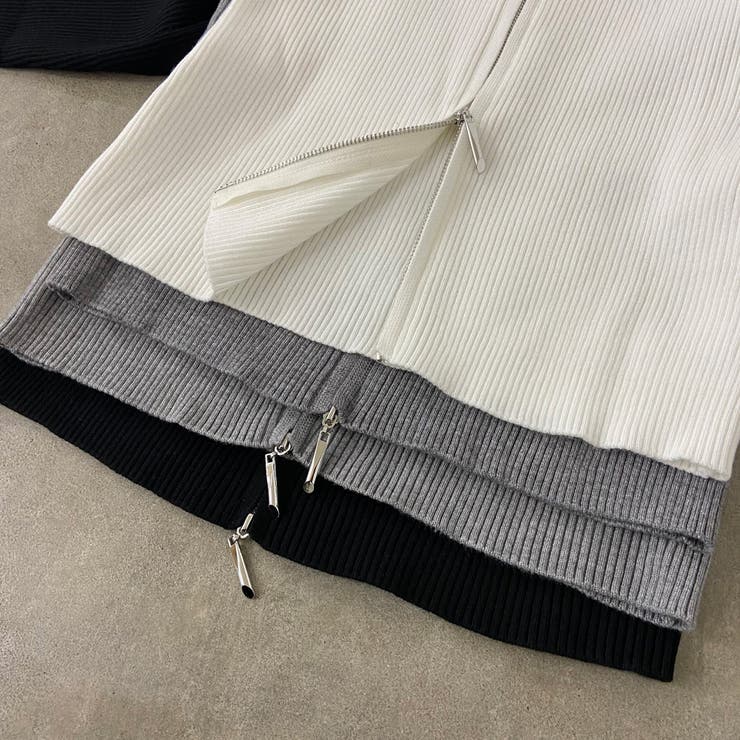 リブフードWZIPトップス | non-hedge  | 詳細画像39 