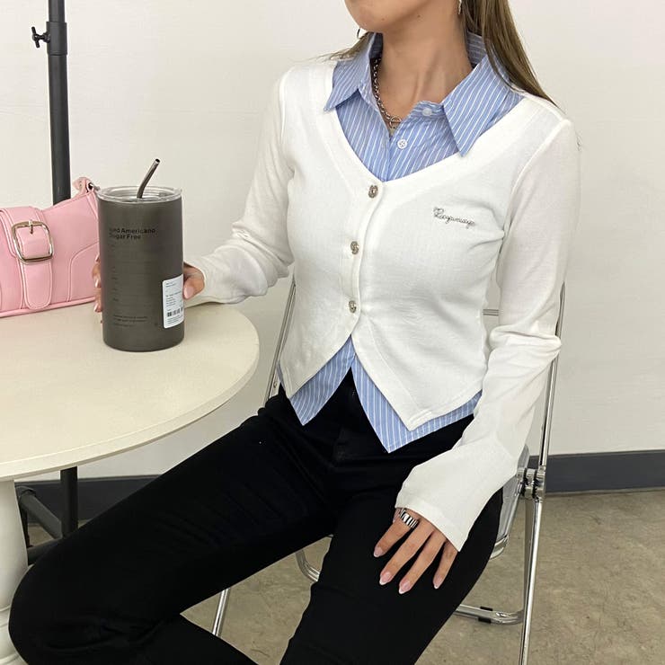 シャツアンサンブル風トップス | non-hedge  | 詳細画像18 