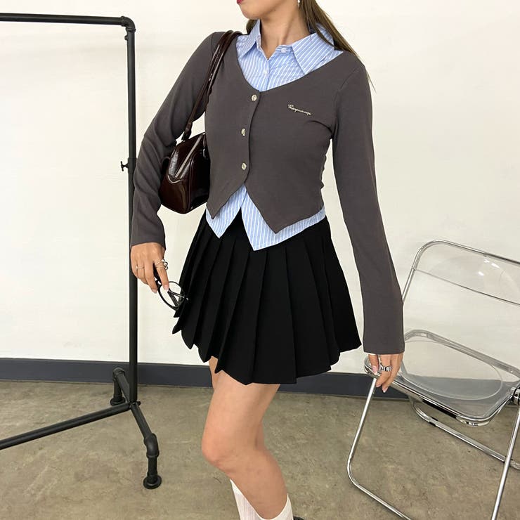 シャツアンサンブル風トップス | non-hedge  | 詳細画像23 