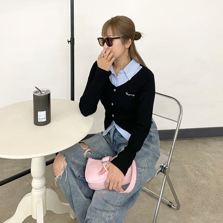 シャツアンサンブル風トップス | non-hedge  | 詳細画像3 