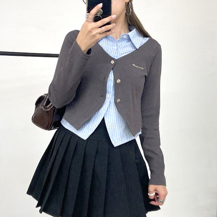 シャツアンサンブル風トップス | non-hedge  | 詳細画像28 