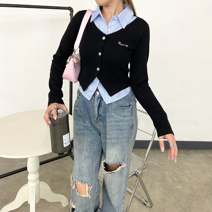 シャツアンサンブル風トップス | non-hedge  | 詳細画像5 