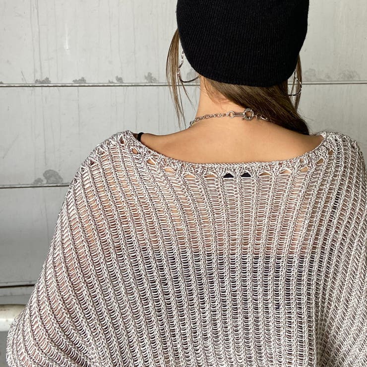 MIX透かしプルオーバー | non-hedge  | 詳細画像9 