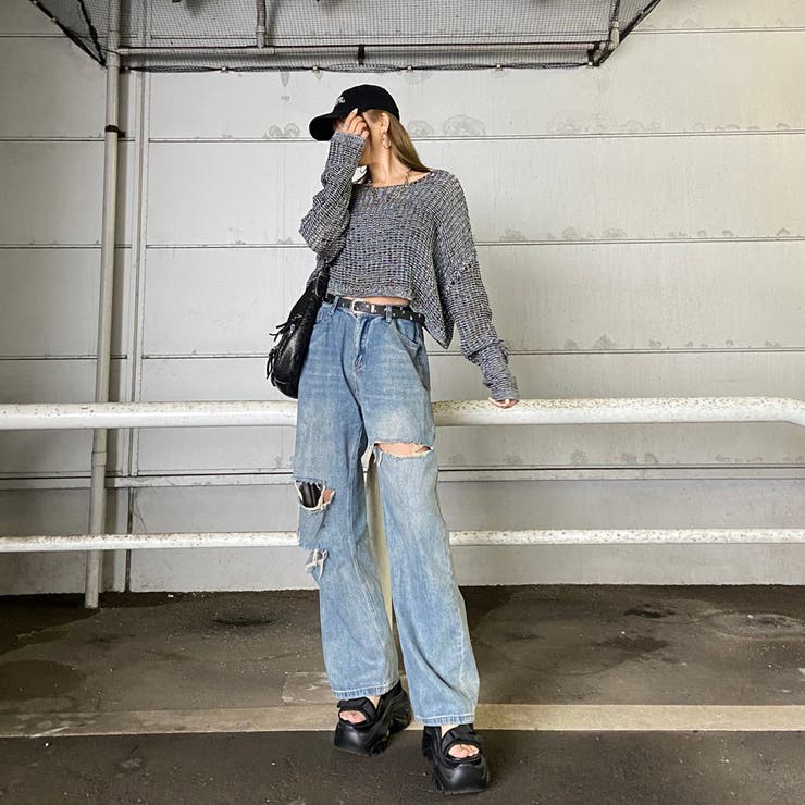 MIX透かしプルオーバー | non-hedge  | 詳細画像16 