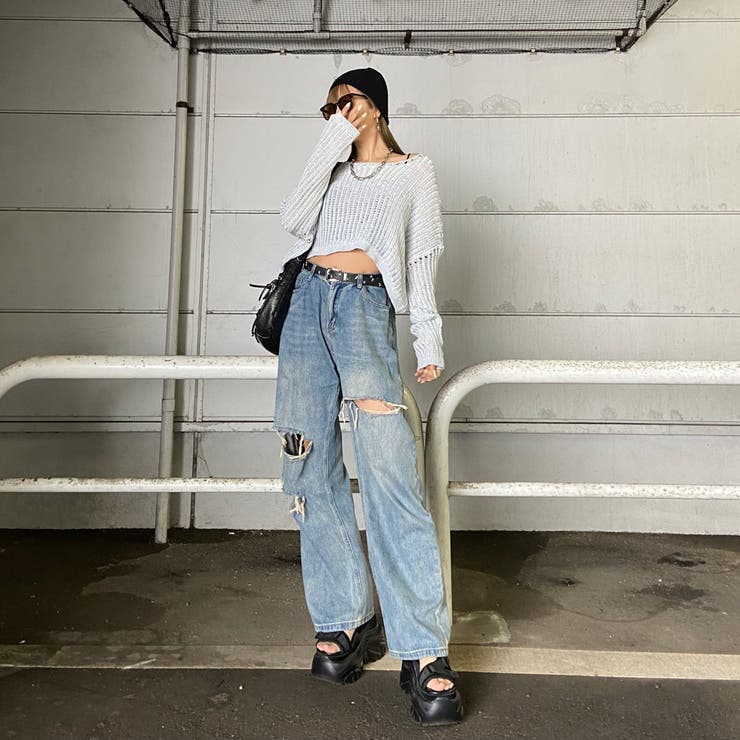 MIX透かしプルオーバー | non-hedge  | 詳細画像21 