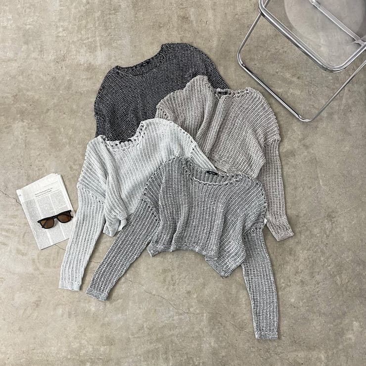 MIX透かしプルオーバー | non-hedge  | 詳細画像25 