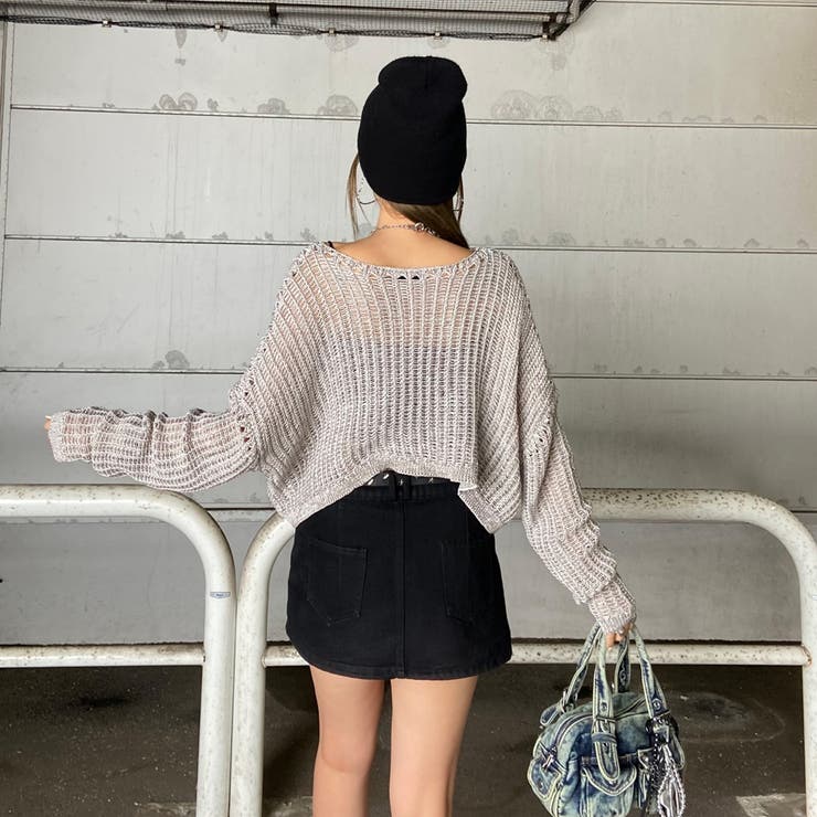 MIX透かしプルオーバー | non-hedge  | 詳細画像5 