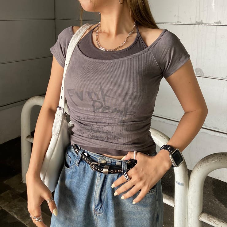 ムラサイドドロストアンサンブル風トップス | non-hedge  | 詳細画像20 