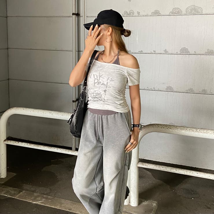 ムラサイドドロストアンサンブル風トップス | non-hedge  | 詳細画像26 