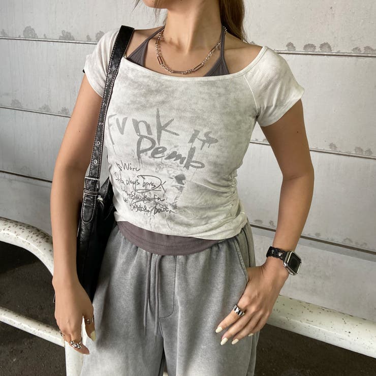 ムラサイドドロストアンサンブル風トップス | non-hedge  | 詳細画像30 