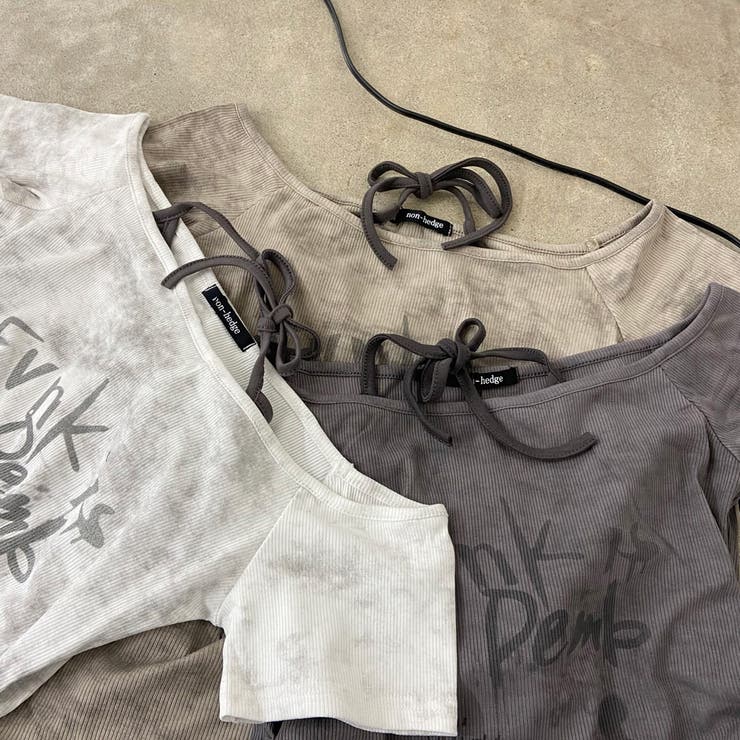 ムラサイドドロストアンサンブル風トップス | non-hedge  | 詳細画像33 