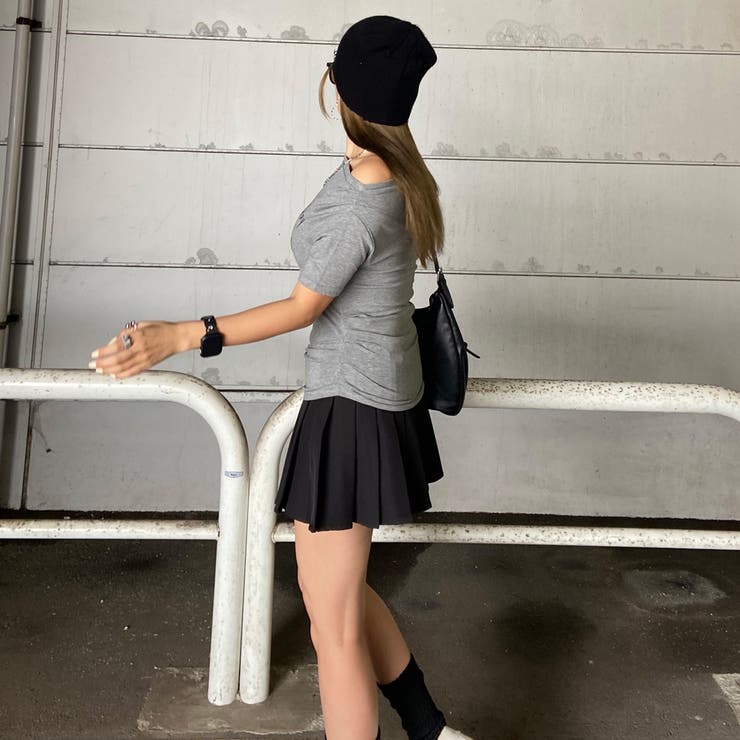 オフショルサイドドロストTシャツ | non-hedge  | 詳細画像22 