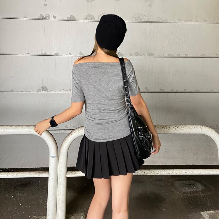 オフショルサイドドロストTシャツ | non-hedge  | 詳細画像23 