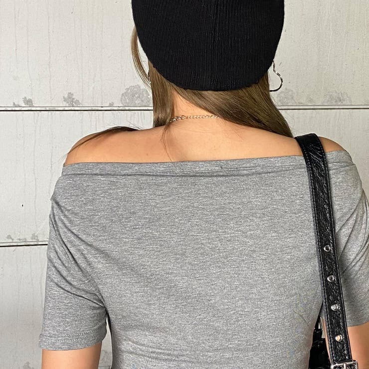 オフショルサイドドロストTシャツ | non-hedge  | 詳細画像31 