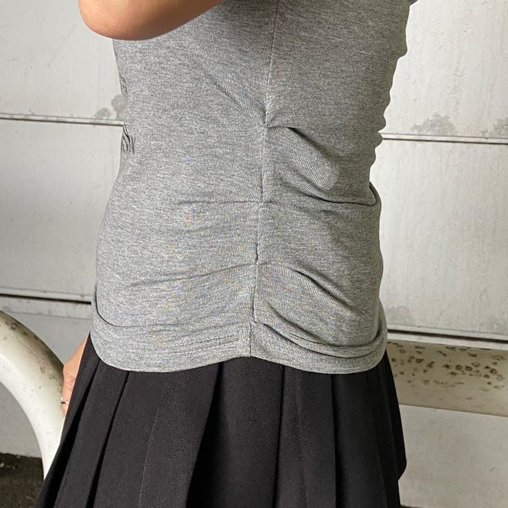 オフショルサイドドロストTシャツ | non-hedge  | 詳細画像34 