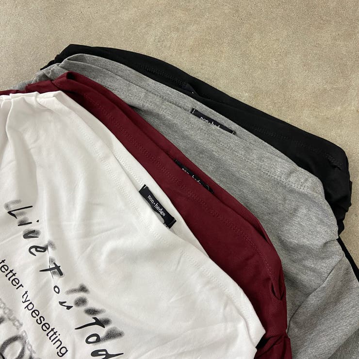 オフショルサイドドロストTシャツ | non-hedge  | 詳細画像36 