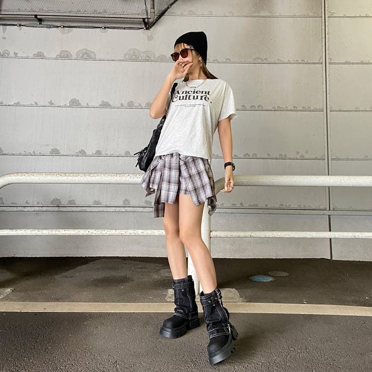 Tシャツ・チェックスカートセットアップ | non-hedge  | 詳細画像25 