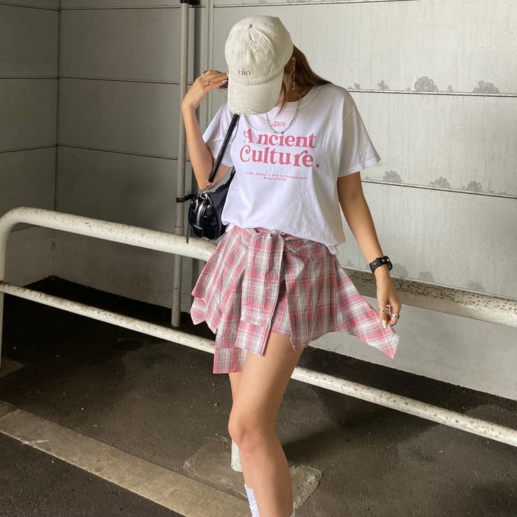 Tシャツ・チェックスカートセットアップ | non-hedge  | 詳細画像3 
