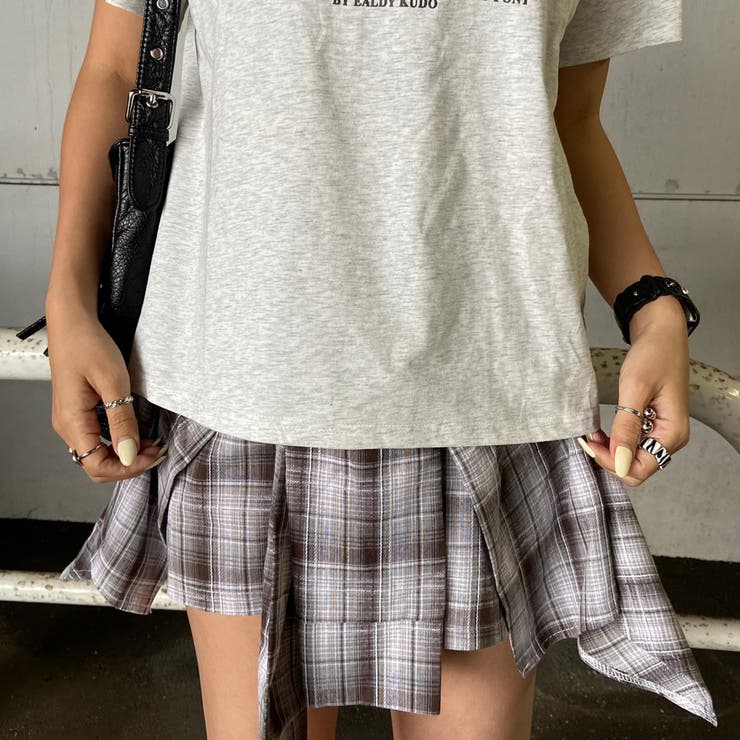 Tシャツ・チェックスカートセットアップ | non-hedge  | 詳細画像41 